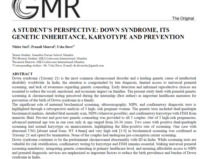 My paper as published in Genetics and Molecular Research.