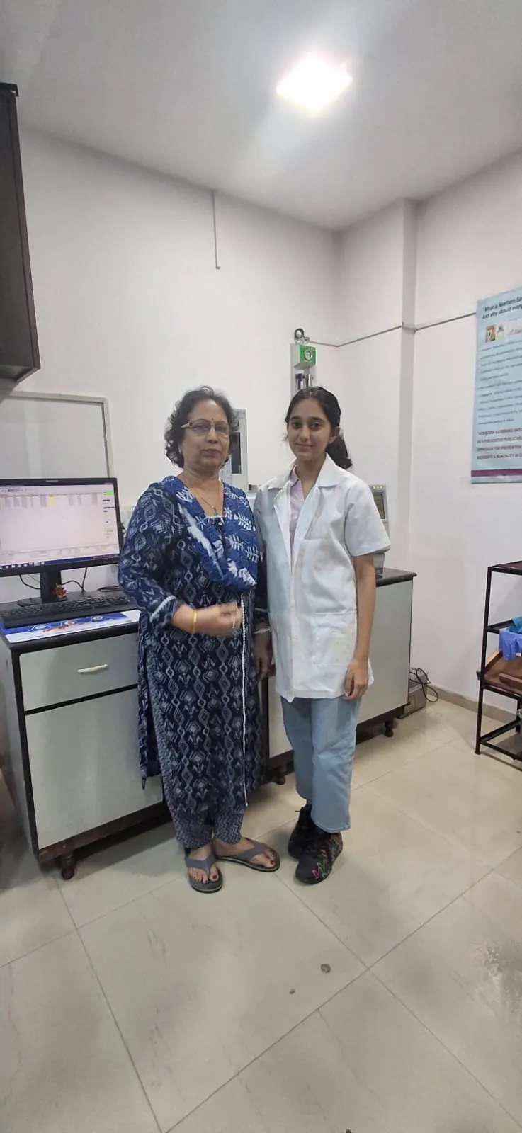 With mentor Dr Usha Dave