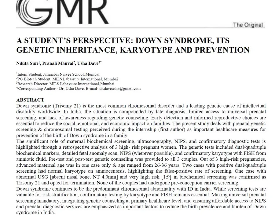 The published GMR paper